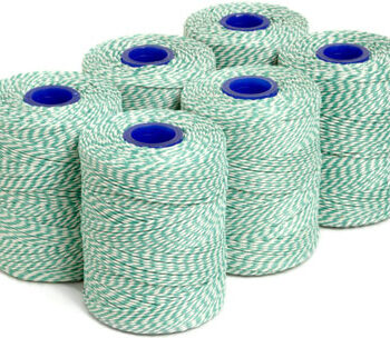 Butchers String Twine Green White