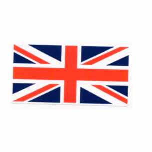 UNION JACK STICKERS 51X25MM PER ROLL 1000