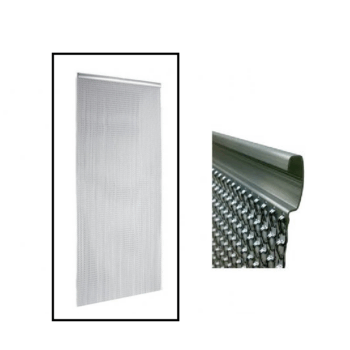 Silver Metal Door Chain Aluminium