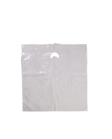Clear Patch Handle Carrier Bag Verigauge 15x18x3 Per Box 500