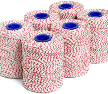 Butchers String Twine Red White