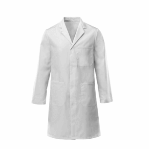 Butchers White Cotton Coat (select size)