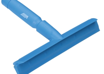 Table Top Squeegee with Rubber Blade – Blue 254mm