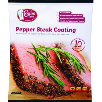 Cooks Choice Glaze Coater Pepper Steak 20x60g