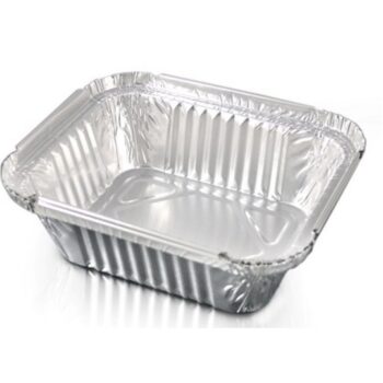 Foil Tray No 2 146x120x41mm Per Box 1000