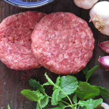 Leonards Golden Lamb with Garden Mint Burger Mix (select size)