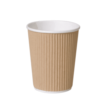 Coffee Cup Brown Ripple Wall (select size)