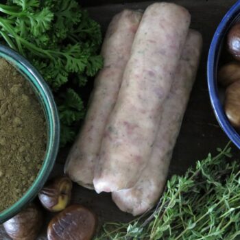 Leonards Gourmet Pork and Chestnut Sausage Mix (select size)