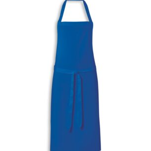 Bib Apron Poly Cotton Royal Blue 92cm
