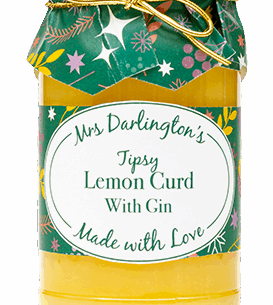 Mrs Darlingtons Tipsy Lemon Curd with Gin 6x320
