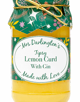 Mrs Darlingtons Tipsy Lemon Curd with Gin 6x320