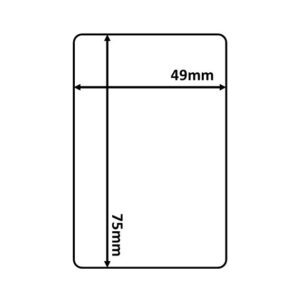 Thermal Scale Labels 49x75mm Plain White Per Roll 500