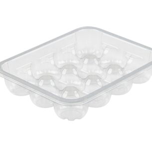RPET/PE Meatball Tray Clear Per Box 310