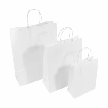 White Twisted Handle Paper Bags (select size)