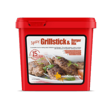 Middleton's Spicy Grillstick & Burger Mix 8 x 2.5kg