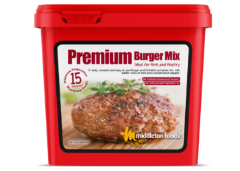 Middleton’s Premium Burger Mix 8 x 2.5kg – Ideal for Pork and Poultry