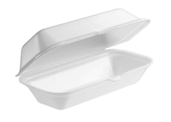 HB10 EPS Burger Meal Box White – 228x127x76mm – Per 250*