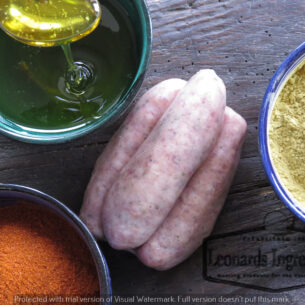 Leonards Sausage Mix Gourmet Hickory Honey (select size)