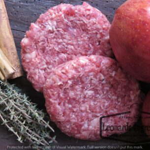 Leonards Golden Pork and Apple Burger Mix (select size)