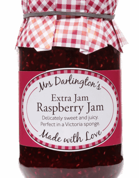Mrs Darlingtons Raspberry Jam 6x340g