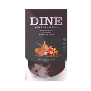 DINE by Atkins and Potts Red Wine & Juniper Finishing Sauce 6x350g