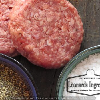 Leonards Gluten Free Beef Burger No Onion (select size)