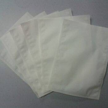 White Wax Lined Vacuum Pouches For Cheese 165x220mm Per 1000