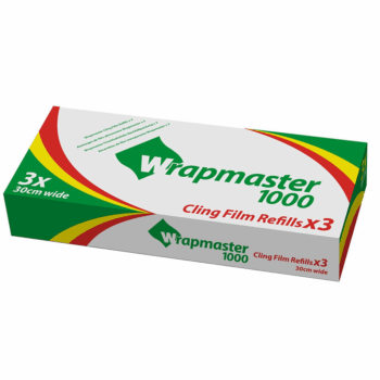 Wrapmaster Cling Film Refill Pack 3 Rolls (select size)