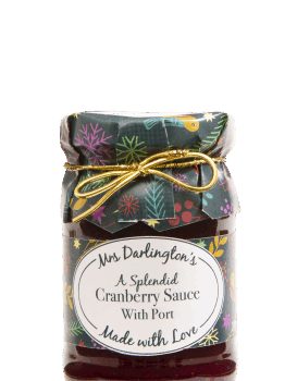 Mrs Darlingtons Cranberry Sauce with Port 6x200g