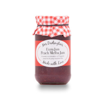 Mrs Darlingtons Peach Melba Jam 6x340g