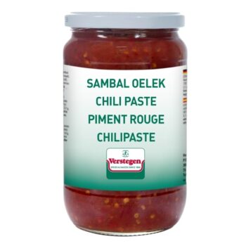 Jar of Sambal Oelek chili paste