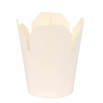White Round Food Pail (select size)