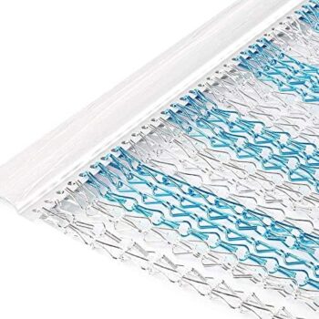 Door Chains Aluminum Silver Blue Approx W900 x H2140mm