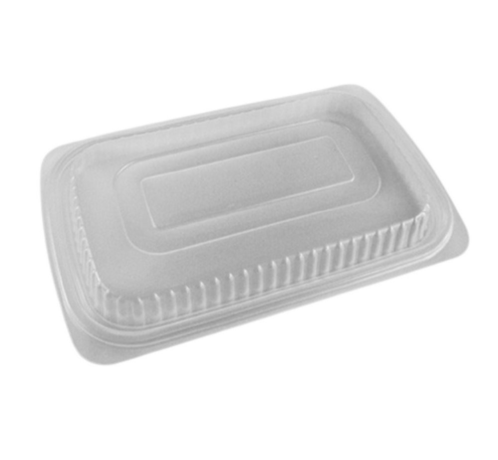 Somoplast Square Black Microwavable Container Lid Per 270