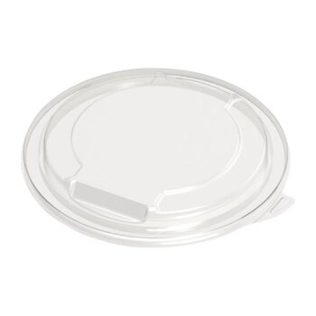 Hot Deli Deluxe Recyclable Container LIDS Clear For 650cc & 1000cc (per 464)