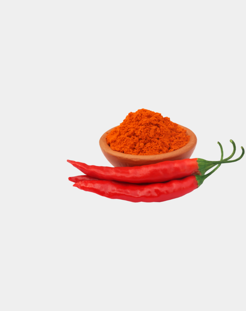 Pot of chilli powder