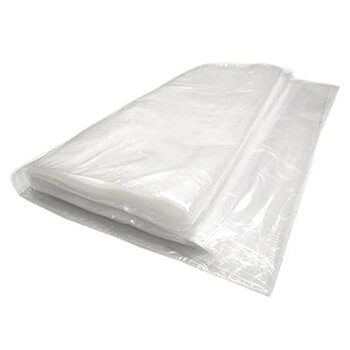 LDPE EQ200 Clear Poly Bags 125 x 400mm (5x16") Per 3000