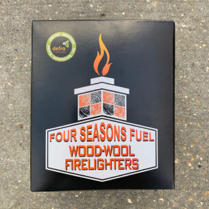 Natural Wood Wool Firelighters Box 50