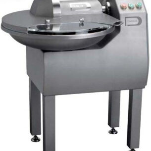 Dadaux Titane 20-2 commercial bowl cutter with 20L stainless steel bowl, 3 high-speed knives, and transparent safety lid for coarse mincing and delicate emulsions in industrial food processing, available from Parkers Food Machinery Plus