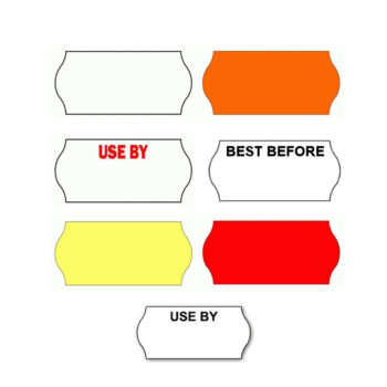 CT4 Price Gun Labels 26x12 (select colour / text)