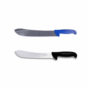 F. Dick steak knife with stainless steel blade and ergonomic handle