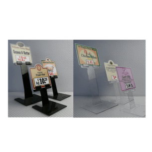 Pentic Ticket Stand Black Pack of 10 (select size)