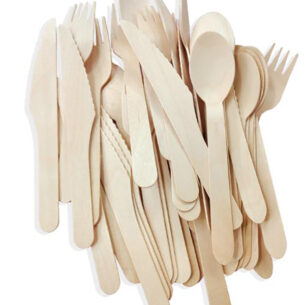 Biodegradable Wooden Cutlery & Stirrers (select type)