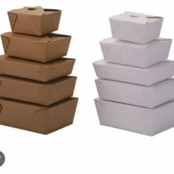 White and Kraft Food Containers (select size)