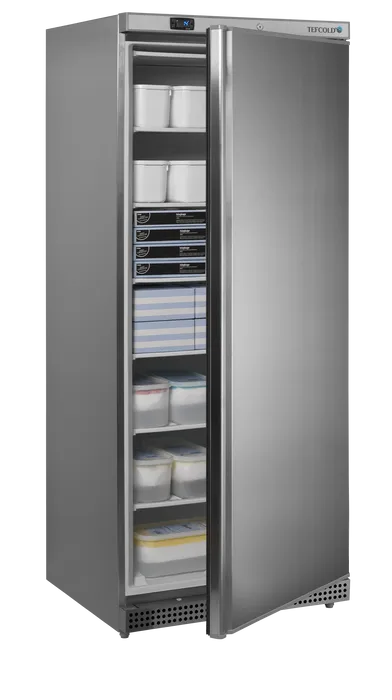 Storage Freezer UF600S Upright Solid Door SS430 Stainless Steel - Image 2