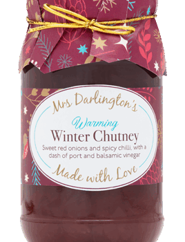 Mrs Darlingtons Warming Winter Chutney 6x312g