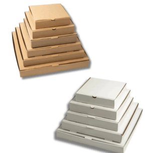 Plain Pizza Boxes (select size | colour)