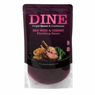 DINE by Atkins and Potts Red Wine and Cherry Finishing Sauce 6x350g