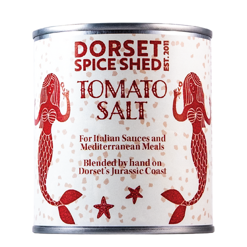 Dorset Spice Shed Tomato & Basil Salt 6x160g