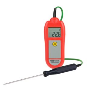 Food Check Hand Held Thermometer RED (Range -49.9 to 299.9 °C)